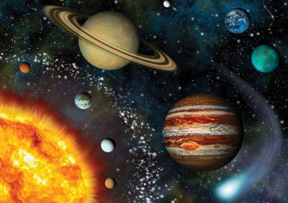 Nova Puzzle 1000 Parçalık Solar Sistem Puzzle - Güneş Sistemi