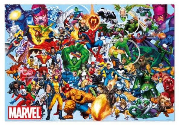 Educa 1000 Parça Marvel Kahramanları Puzzle (Educa 15193)