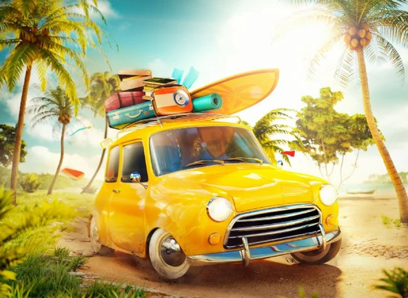 Nova Puzzle 1000 Parça Tatil Heyecanı Puzzle - 41122