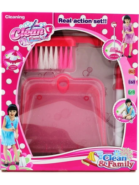 OMZ KUTULU TEMİZLİK SETİ CF7711B Kız Erkek Çocuk Oyuncak Eğitici Oyuncaklar ürün görseli 1