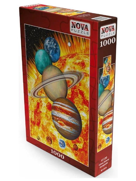 Nova Puzzle Güneş Sistemi - Gezegenler - 1000 Parça Puzzle - Resim 2