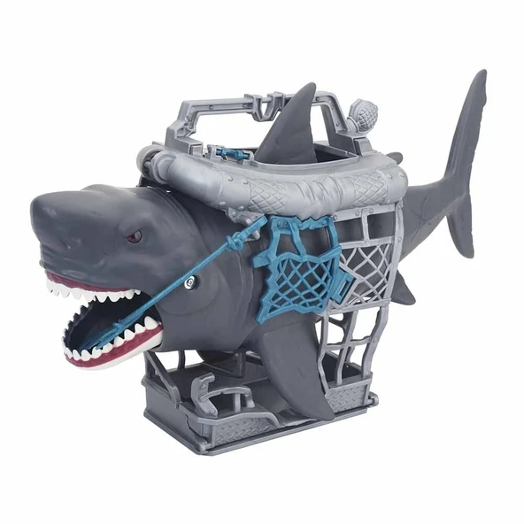 OMZ Wild Quest Cage Rage Chomping Shark Işıklı Oyun Seti Kız Erkek Çocuk Oyuncak Eğitici Oyuncaklar - 3