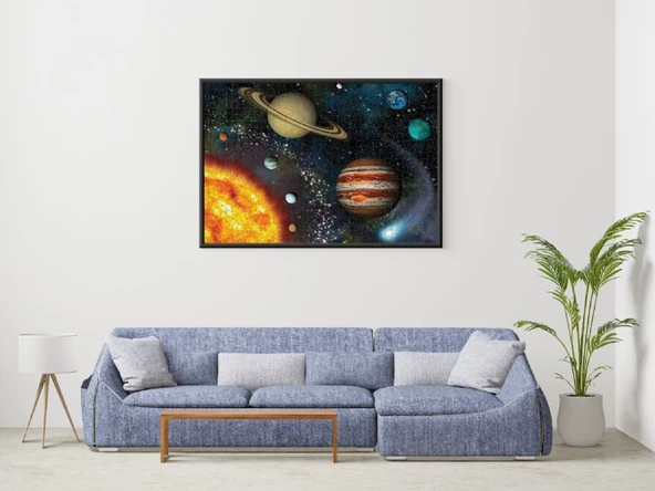 Nova Puzzle 1000 Parçalık Solar Sistem Puzzle - Güneş Sistemi - Resim 4