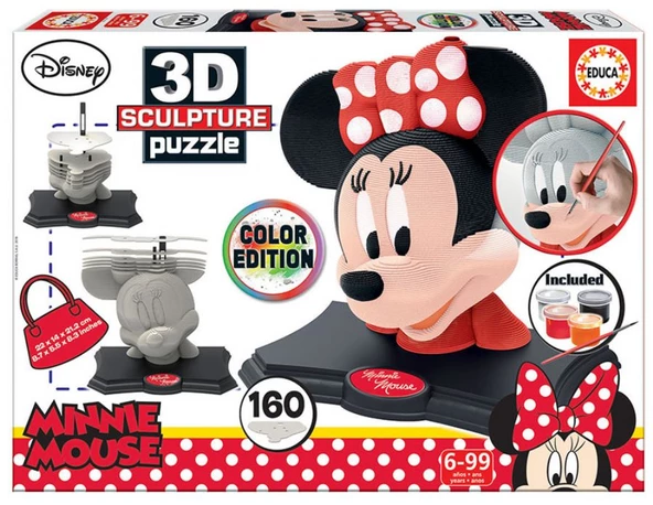 Educa 3 Boyutlu Minnie Mouse Heykel Puzzle - 3