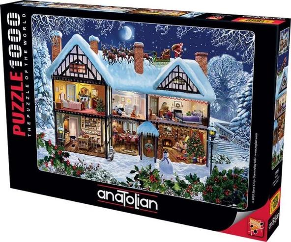 Anatolian 1000 Parça Yılbaşı Puzzle - Resim 2