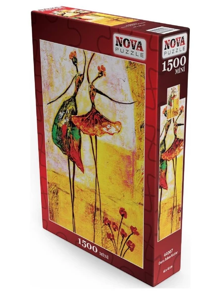 Nova 1500 Parça Dans Eden Kızlar Mini Puzzle - 2