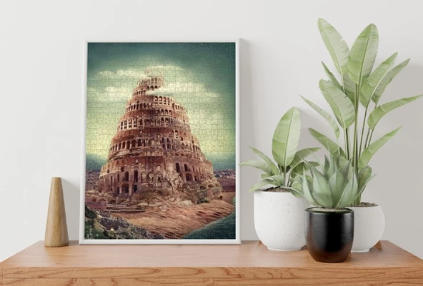Nova 1000 Parça Babil Kulesi Puzzle - Resim 4