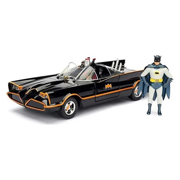 OMZ Jada 1:24 Batman 1966 Classic Batmobile Kız Erkek Çocuk Oyuncak Eğitici Oyuncaklar ürün görseli