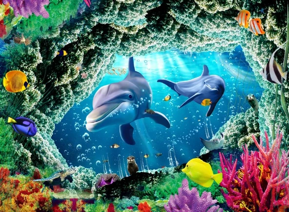 Nova Puzzle 1000 Parça Mercan Resifleri Arasında Puzzle
