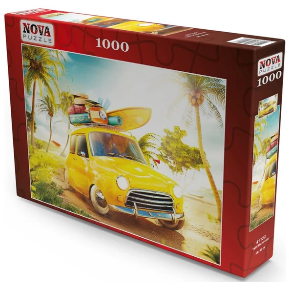 Nova Puzzle 1000 Parça Tatil Heyecanı Puzzle - 41122 - Resim 2