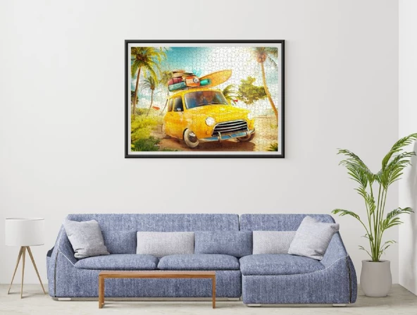 Nova Puzzle 1000 Parça Tatil Heyecanı Puzzle - 41122 - Resim 4