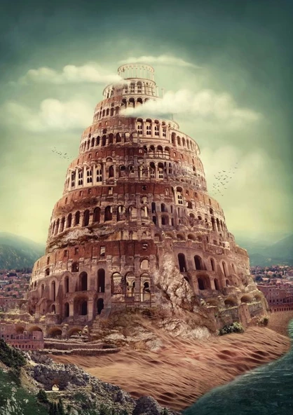 Nova 1000 Parça Babil Kulesi Puzzle