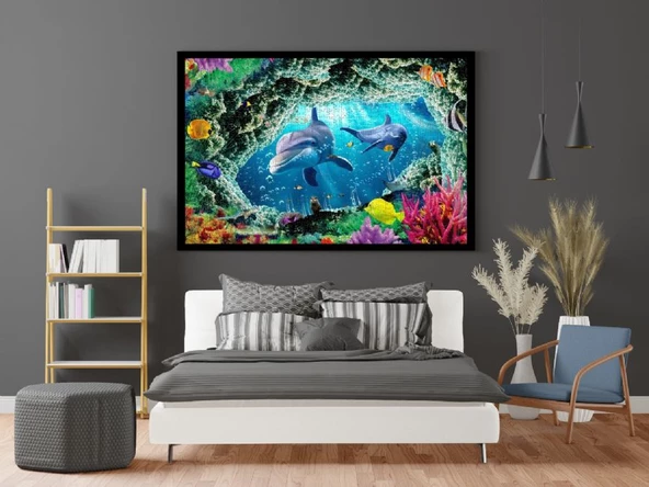 Nova Puzzle 1000 Parça Mercan Resifleri Arasında Puzzle - Resim 4