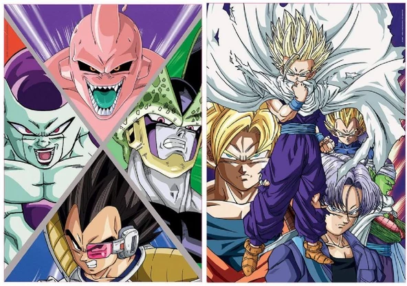 Educa 2x500 Parça Dragon Ball Z Puzzle - 2