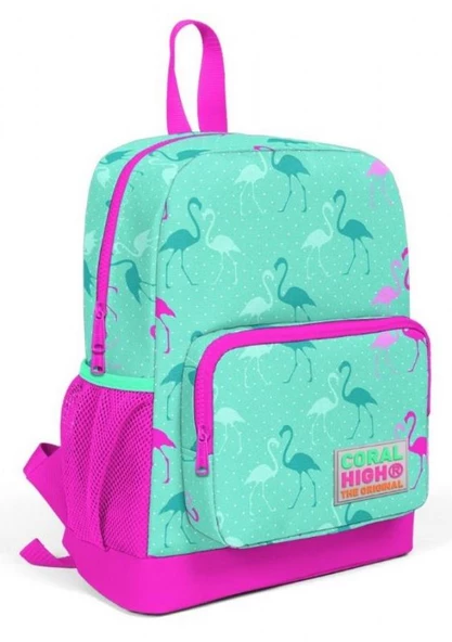 Coral High Flamingo Baskılı Anaokul ve İlkokul 1.Sınıf Okul Çantası ürün görseli
