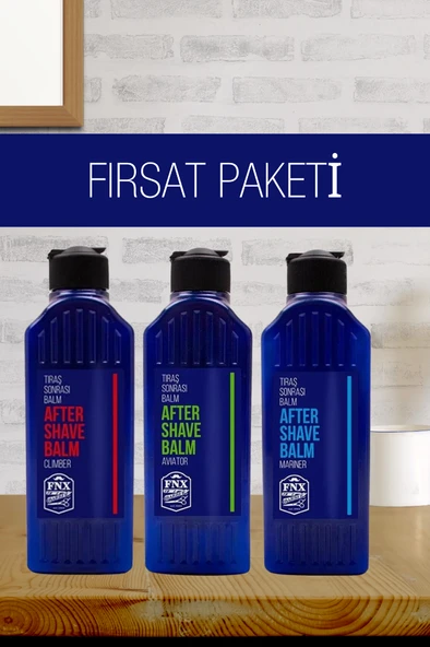 FNX Tıraş Sonrası Balm (Balsam) Aviator / Climber / Mariner 3 x 225 Ml Fırsat Paketi - 2