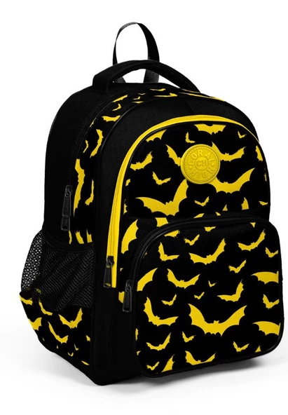 Coral High Siyah Yarasa Desenli İlkokul Çantası - Erkek Çocuk ürün görseli