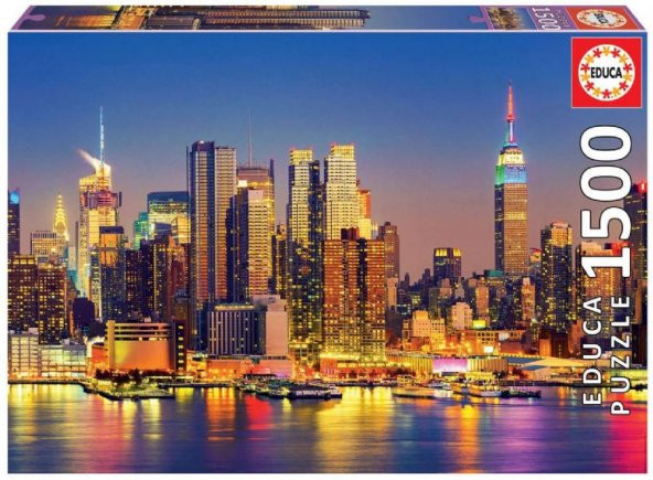 Educa 1500 Parça Manhattan'da Gece Puzzle