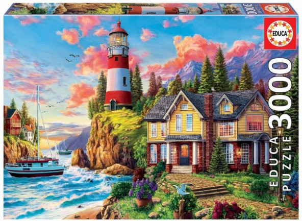 Educa 3000 Parça Deniz Feneri Yetişkin Puzzle