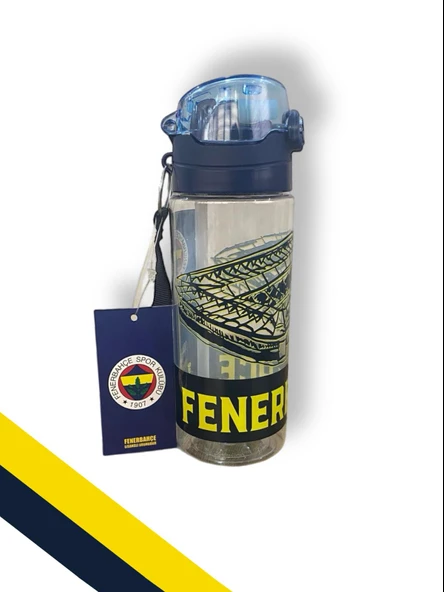 Fenerbahçe Taraftar Çubuklu 4 bölmeli Beslenme Kutusu Stad Figürlü 500 Ml Matara Kırtasiye Seti - 4