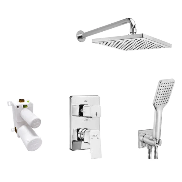 Eca Tiera Ankastre Duş Sistemi 2 Yollu Set ürün görseli