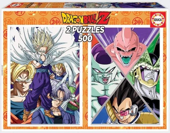 Educa 2x500 Parça Dragon Ball Z Puzzle - 1