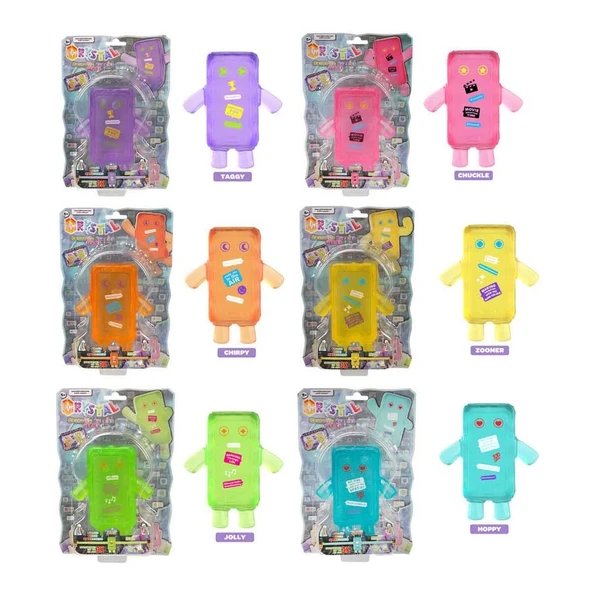 OMZ Crytal Hashtag Buddies Serisi 14cm Kız Erkek Çocuk Oyuncak Eğitici Oyuncaklar - Resim 3