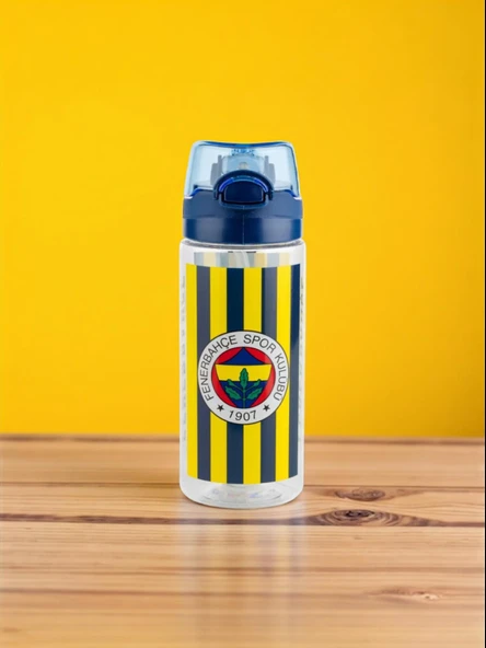 Fenerbahçe Taraftar Stad Figürlü 4 bölmeli Beslenme Kutusu Çubuklu 500 Ml Matara Kırtasiye Seti - 4