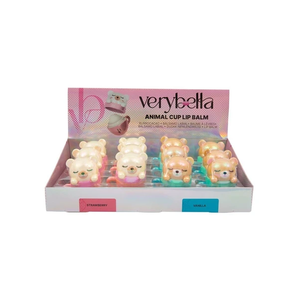 OMZ VRB28000 Very Bella - Sevimli Lip Balm Dudak Nemlendiricisi Kız Erkek Çocuk Oyuncak Eğitici Oyuncakl