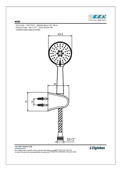 Eca Niobe Mafsallı Üst Takım 3f - 2