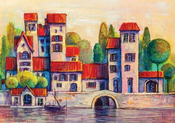 Art Puzzle 1000 Parçalık Doğa Kent Puzzle - Resim 2