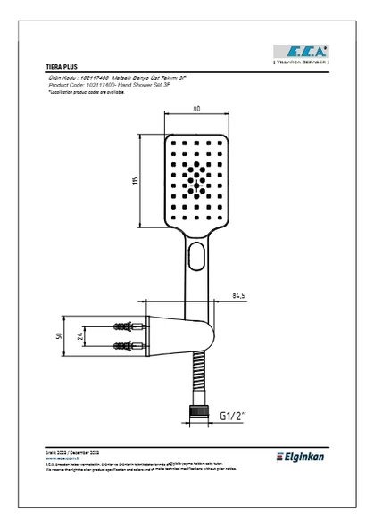 Eca Tiera Plus Mafsallı Üst Takım 3f - 2