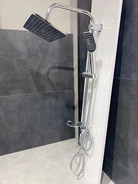 Deppot Mirage 400 Tepe Duş Seti Krom - 1
