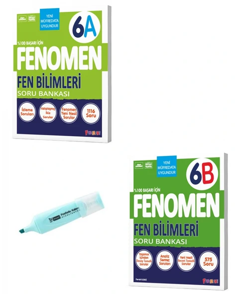 6. Sınıf Fen Bilimleri-A Ve Fen Bilimleri-B Soru Bankası ürün görseli