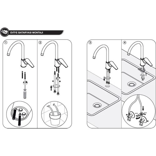 Eca Nita Mutfak Evye Eviye Bataryası 102118080 E.C.A. - 3