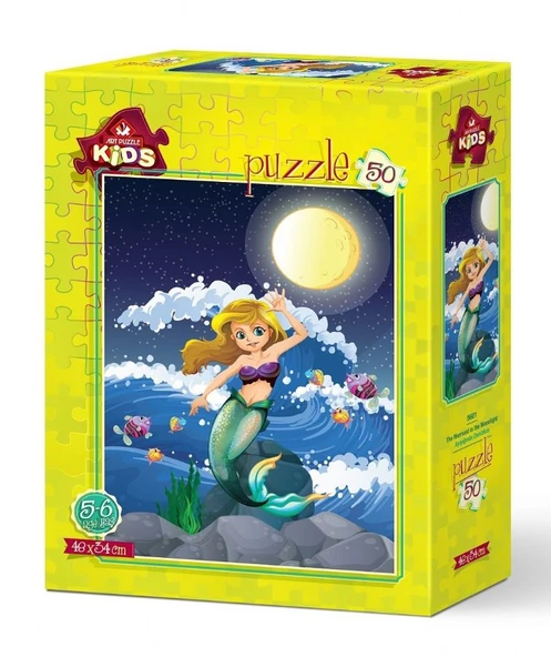 Art Puzzle 50 Parça Ayışığında Denizkızı Puzzle ürün görseli