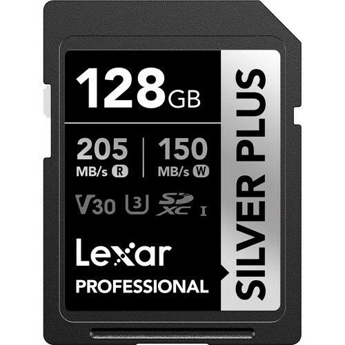 Lexar 128GB Profesyonel Silver Plus UHS-I SD Hafıza Kartı - 1