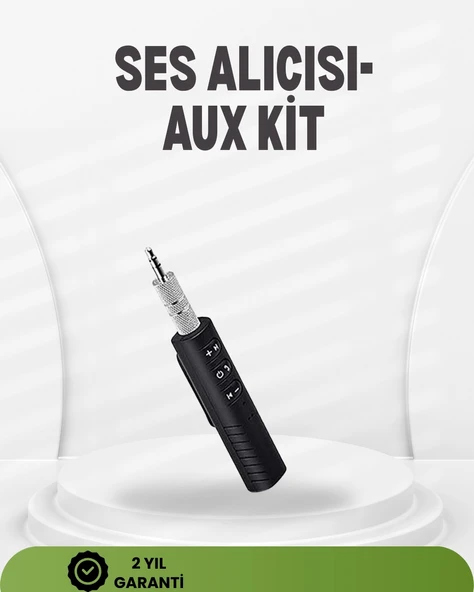 Kablosuz Ses Çözümü – 3.5mm Jaklı Bluetooth Müzik Alıcısı ürün görseli 1