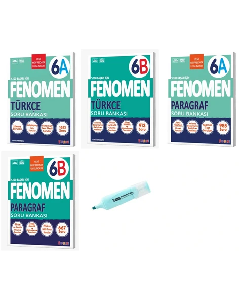6. Sınıf Türkçe A-B Ve Paragraf A-B Soru Bankası