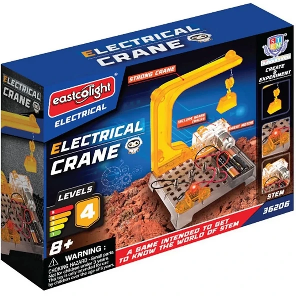 Eğitici Çocuk Elektrikli Vinç Bilim Seti - Resim 2