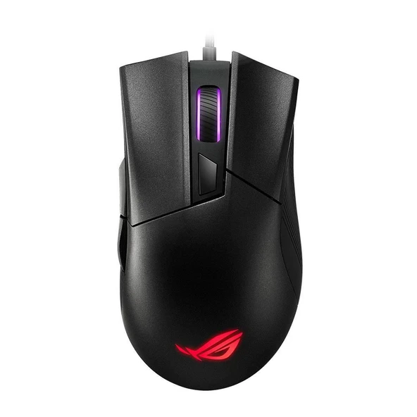 ASUS ROG Gladius II Core P507 RGB Ergonomik Optik Kablolu Oyuncu Mouse Siyah