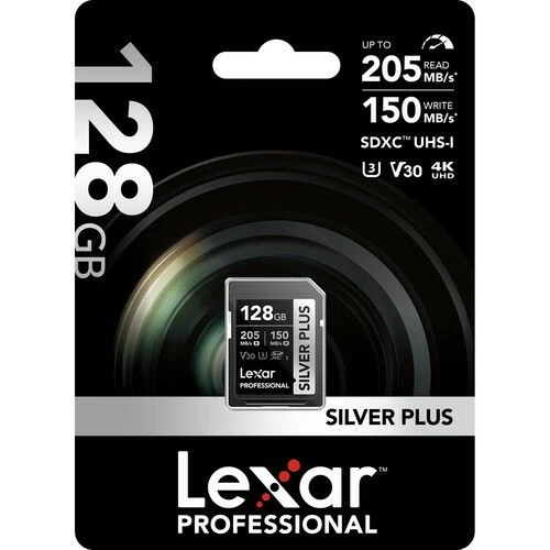 Lexar 128GB Profesyonel Silver Plus UHS-I SD Hafıza Kartı - 4
