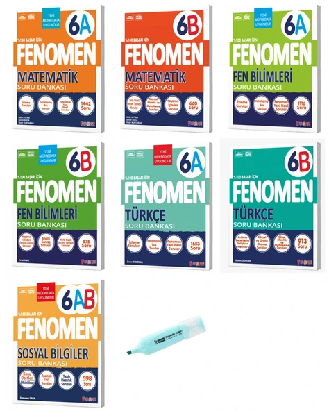 6. Sınıf Matematik Fen Bilimleri Türkçe Ve Sosyal Bilgiler Soru Bankası