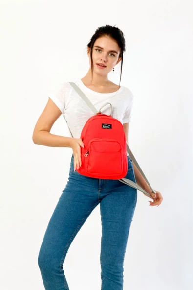 Kaukko Sport Mini Mercan Günlük Sırt Çantası - Resim 3