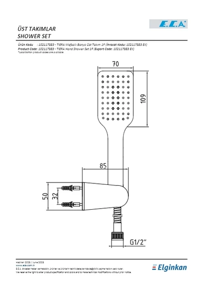 Eca Tiera Mafsallı Üst Takım 1f - Resim 2