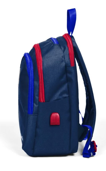 Coral High Sport Beş Gözlü Lacivert Okul ve Günlük Sırt Çantası - Laptop+Tablet Bölmeli - Resim 2