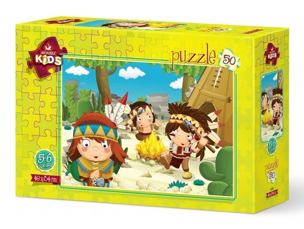 Art Puzzle Kızılderili Minikler 50 Parça Yapboz ürün görseli