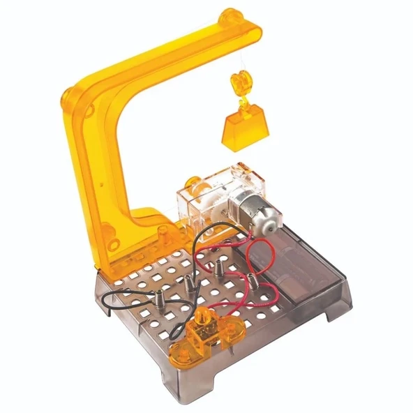 Eğitici Çocuk Elektrikli Vinç Bilim Seti ürün görseli 1