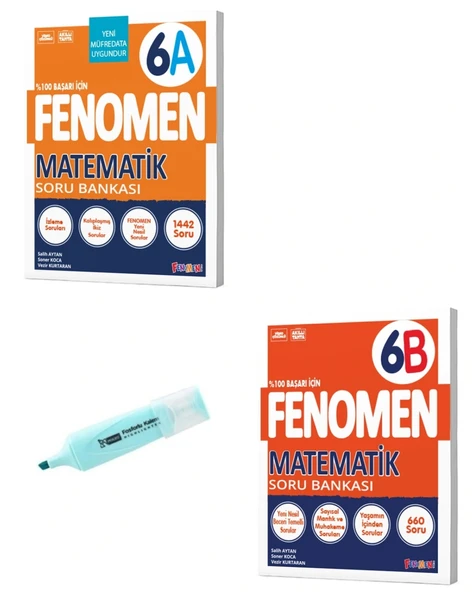 6. Sınıf Matematik A Ve Matematik-B Soru Bankası ürün görseli