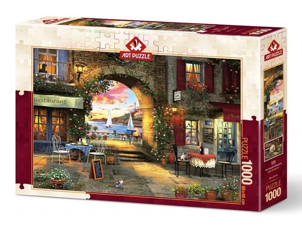 Art Puzzle Sahil Restauranı 1000 Parça Puzzle